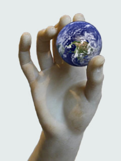 Hand Holding Earth