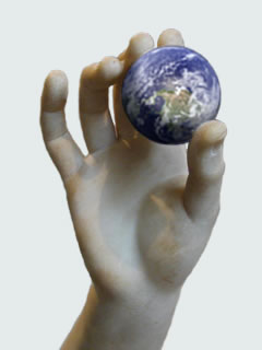 Hand Holding Earth